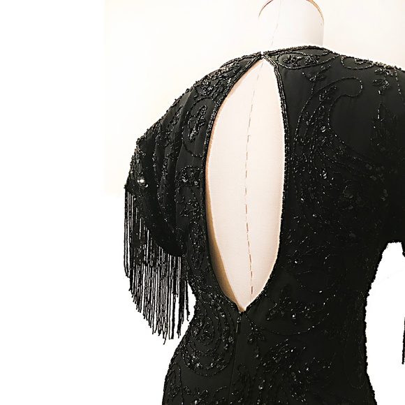 ❤️SOLD❤️VTG Stunning Beaded Party Dress - Picture 5 of 8